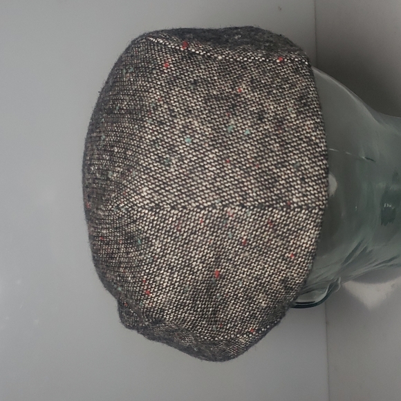 Tweed Snap Front Ivy Gray Flat Cap Size Large - Picture 4 of 13